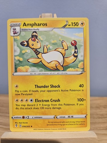 Pokemon TCG Ampharos 56/203 Evolving Skies - Photo 4 sur 9