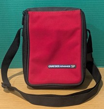 Vintage Nintendo Game Boy Advance SP Red Carrying Travel Bag
