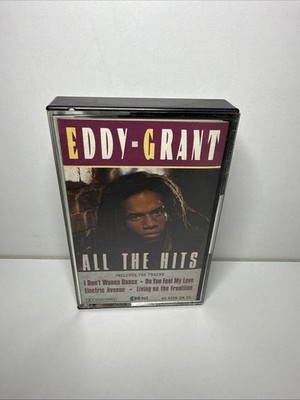 Eddy Grant All The Hits Cassette Tape I Dont Wanna Dance, Electric Avenue, Baby