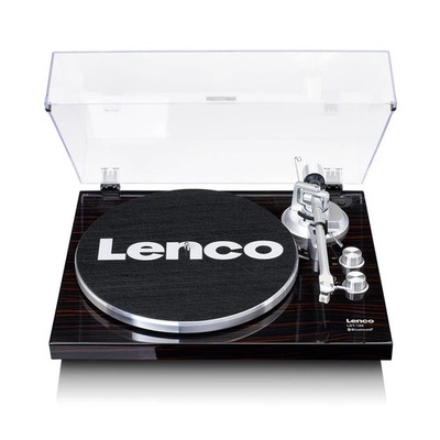Lenco LBT-188WA - Plattenspieler mit Riemenantrieb, Bluetooth  und Anti-Skating,