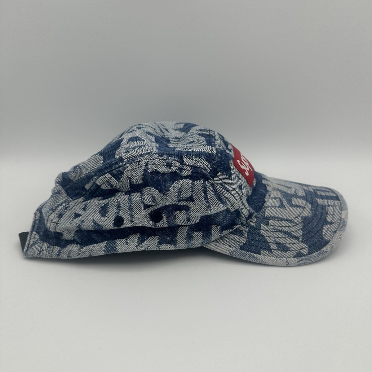 帽子 supreme Fat Tip Jacquard Denim Camp Cap Supreme Fat Tip Jacquard Denim Camp Cap Blue | eBay