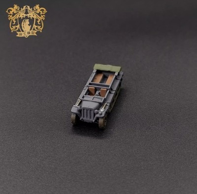3D Printed 1/144 German SdKfz.10 Demag transport vehicle Finished Product
