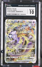 Mewtwo VSTAR GG44/GG70 Crown Zenith: Galarian Gallery CGC 10 Gem Mint