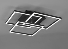 TRIO LIGHTING PLAFONIERA LED MOBILE 3 QUADRATI ORIENTABILI CON TELECOMANDO MULTI