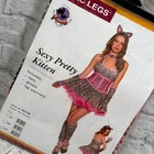 Music Legs Sexy Pretty Kitten Adult Medium Large Cat Halloween Costume Dress