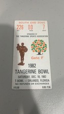 1982 Tangerine Bowl Ticket Stub Auburn vs Boston College Bo Jackson Doug Flutie