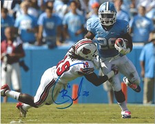 NORTH CAROLINA GIOVANI BERNARD SIGNED 8X10 PHOTO W/COA UNC GIO NFL DRAFT B