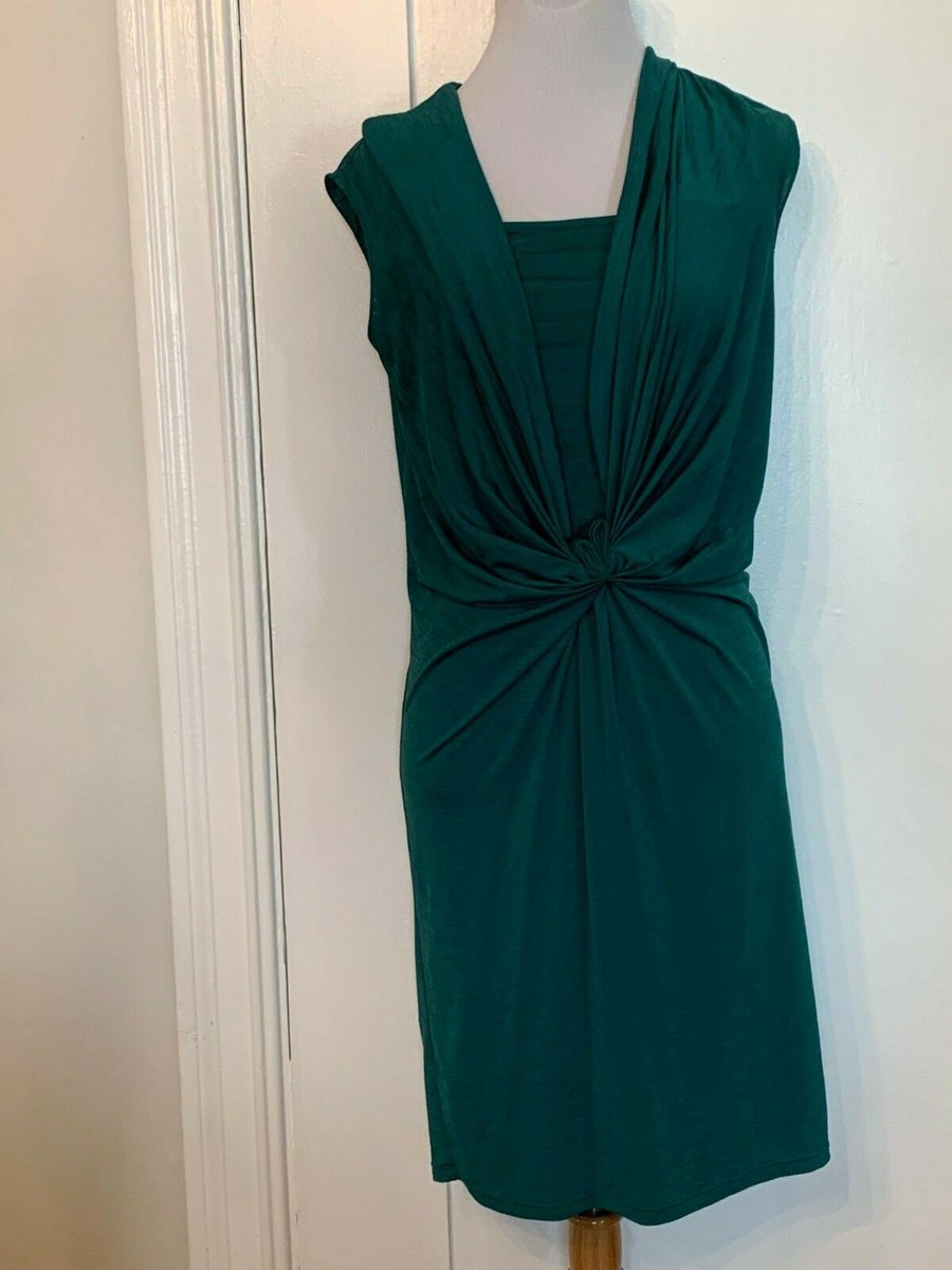 Sleeveless Green Knotted Form Fitting Women's Dress Size XS | eBay