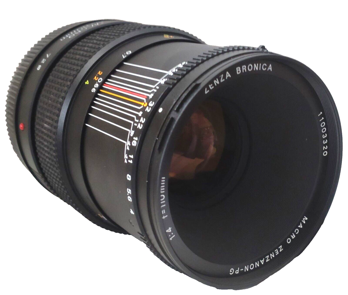 Zenza Bronica Macro Zenzanon-PG 110mm f/4 Lens for GS-1 No Zenza Bronica Macro Zenzanon-PG 110mm f/4 Lens for GS-1 No