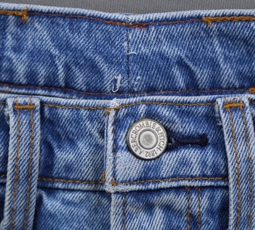 Pantalones cortos de jean para mujer Abercrombie and Fitch de los años 90 talla 25 - Imagen 3 de 5