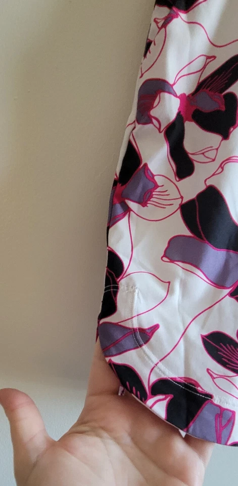 Mujer Slazenger Floral Skort Talla M Abstracto Morado Rosa Flores Foto 2 de 4