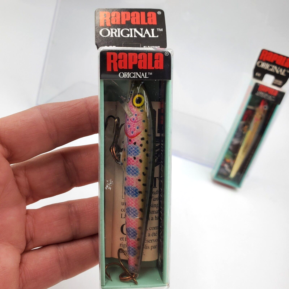Rapala Original Floating Minnow 3 1/2 F-9 Esca Galleggiante Vintage Made In Ireland