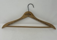Statler Hotel Wood Suit Coat Pants Hanger with name Statler
