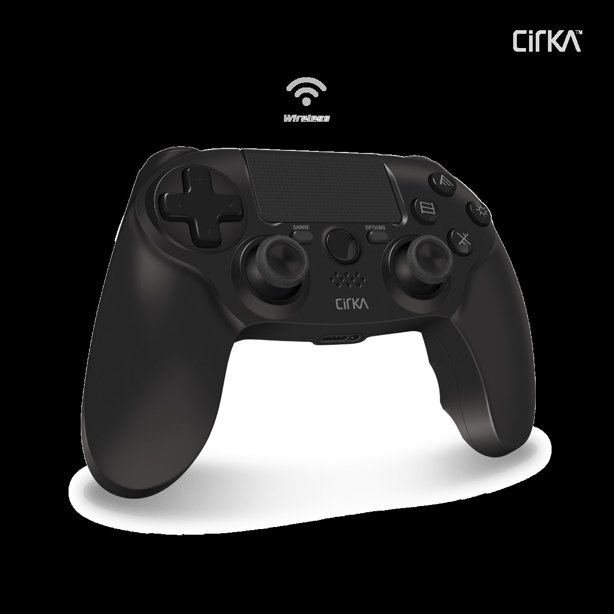 ps4コントローラー Cirka M07526-BK NuForce Black Wireless Gaming Controller For