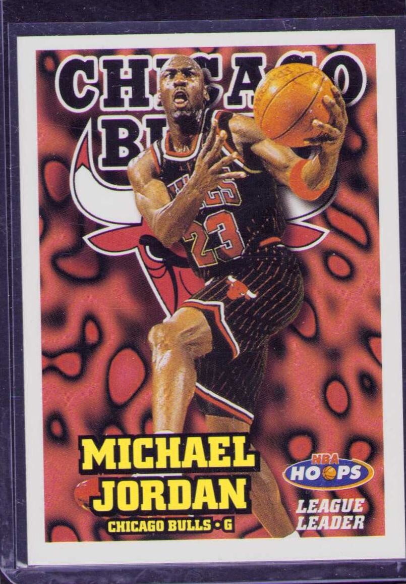 1997-98 NBA Hoops - #1 Michael Jordan lEAGUE lEADERS