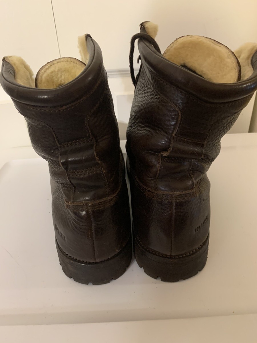 Ted Baker Boots Mens Sz 10 ITSHIDE Commando Sole Brown Rare  display picture 3