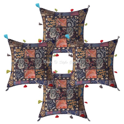 Vintage Handwoven Pillow Cases Floor Bohemian Home Art Car Boho Cushion Cover