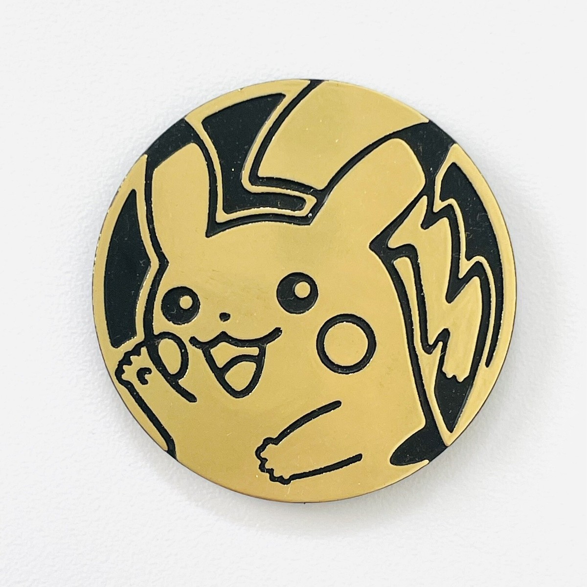 Pokemon Pokémon TCG Flip Coin #52 Pikachu 25 Gold Mat Japan