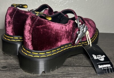 Dr Martens x Heaven by Marc Jacobs Addina Mary Jane Cherry Velvet