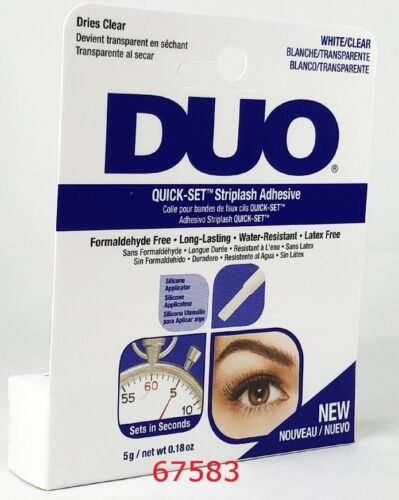 NEW!!! Ardell DUO Quick-Set 5 Seconds Quick Dry Striplash Adhesive 5g - CLEAR - Picture 1 of 2