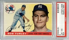 1955 Topps #38 Bob Turley PSA 6 Yankees