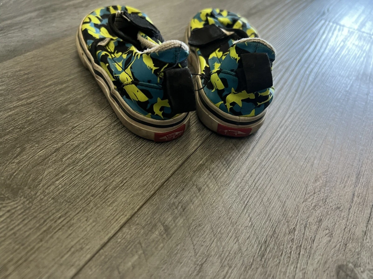 Yellow shark shop vans