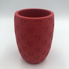 Disney MICKEY MINNIE MOUSE - RED Bathroom Tumbler Or Toothbrush Holder