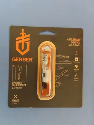 Gerber Armbar Drive Multi Tool 8 Tools, textured grip # 31-003567  NEW