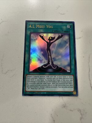 Yugioh x1 A.I. Meet You MP22-EN095 1st Edition Ultra Rare (Near Mint!) | eBay Yugioh x1 A.I. Meet You MP22-EN095 1st Edition Ultra Rare (Near Mint!) | eBay