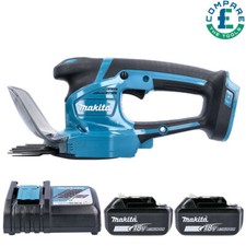 Makita DUM111 18V LXT Grass Shear & Hedge Cutter + 2 x 5.0Ah Batteries & Charger