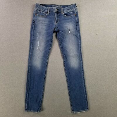 American Eagle size 6 Skinny Jeans Stretch Retro 2000s Quality Denim