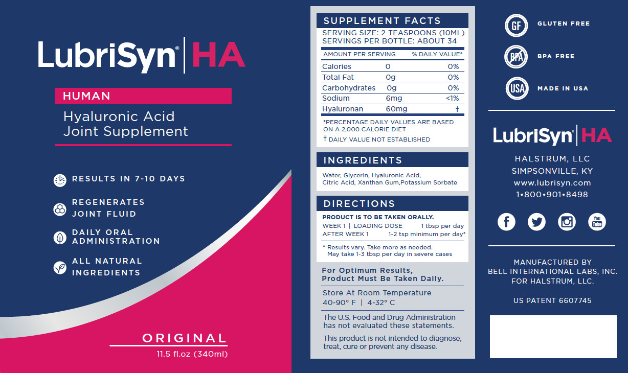 LubriSyn HA Human Joint Supplement Original Flavor 11.5oz