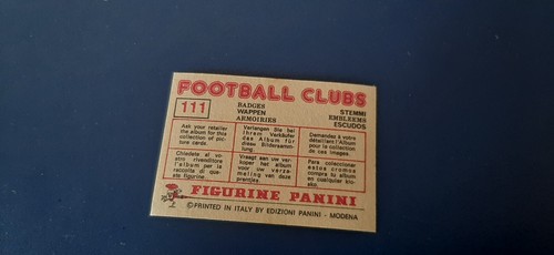 Figurine Panini Football Clubs 1975 con velina - Scegli dall'elenco - Zdjęcie 157 z 421
