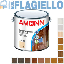 Impregnante Finitura Legno 0,75-2,5 Lt. AMONN LIGNEX AQUAGEL Ad Acqua