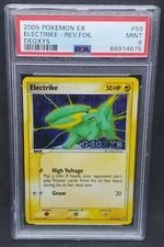 Pokemon PSA 9 MINT Electrike 59/107 EX Deoxys Reverse Holofoil 2005 S#4675