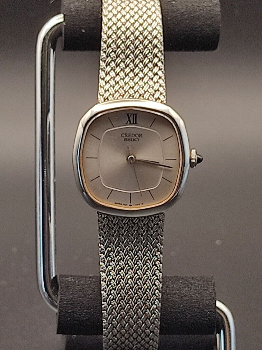 Good condition Seiko Credor Ladies Watch Silver Dial 1421
