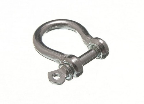 Lot De 4 Manilles En Chaîne Ronde 3/8" - Acier Carbone 1045 Galvanisé - Charge Utile 1 Tonne