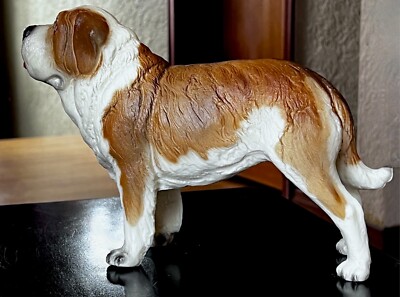 Vintage Breyer St. Bernard Dog Figurine / Model 328 / 1972 -1980 Era
