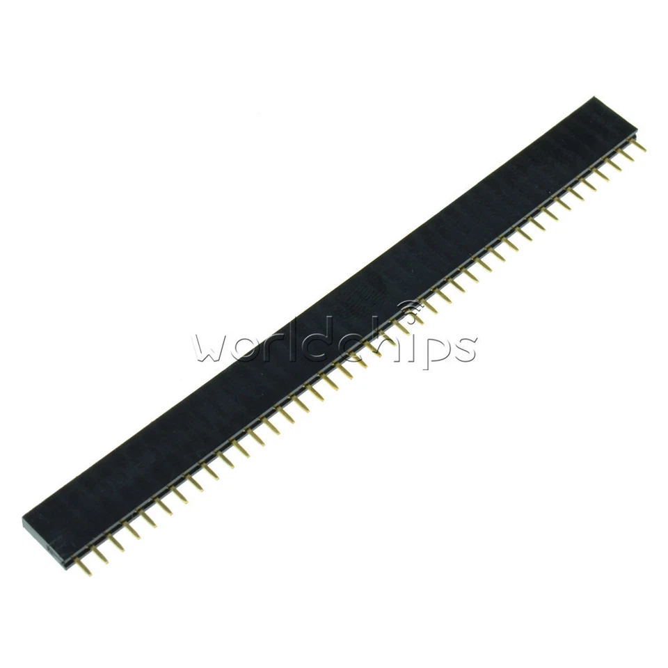 10Pcs 40pin 2.54mm Single Row Straight Female Pin Header Strip PBC Arduino TOP - Image 2 of 4