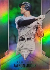 Aaron Judge 2020 Panini Chronicles Titanium #4 Green Foil (103)