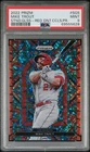 2022 Panini Prizm Stained Glass Mike Trout Red Donut Circles /99 PSA 9 Angels