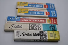 Vintage Scripto Lead Lot Thick Marking Lead Assorted FREE SHIPPING
