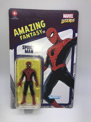 Marvel Legends Spider-man Amazing Fantasy Retro 3.75'' Figure Kenner 2022  MINTY