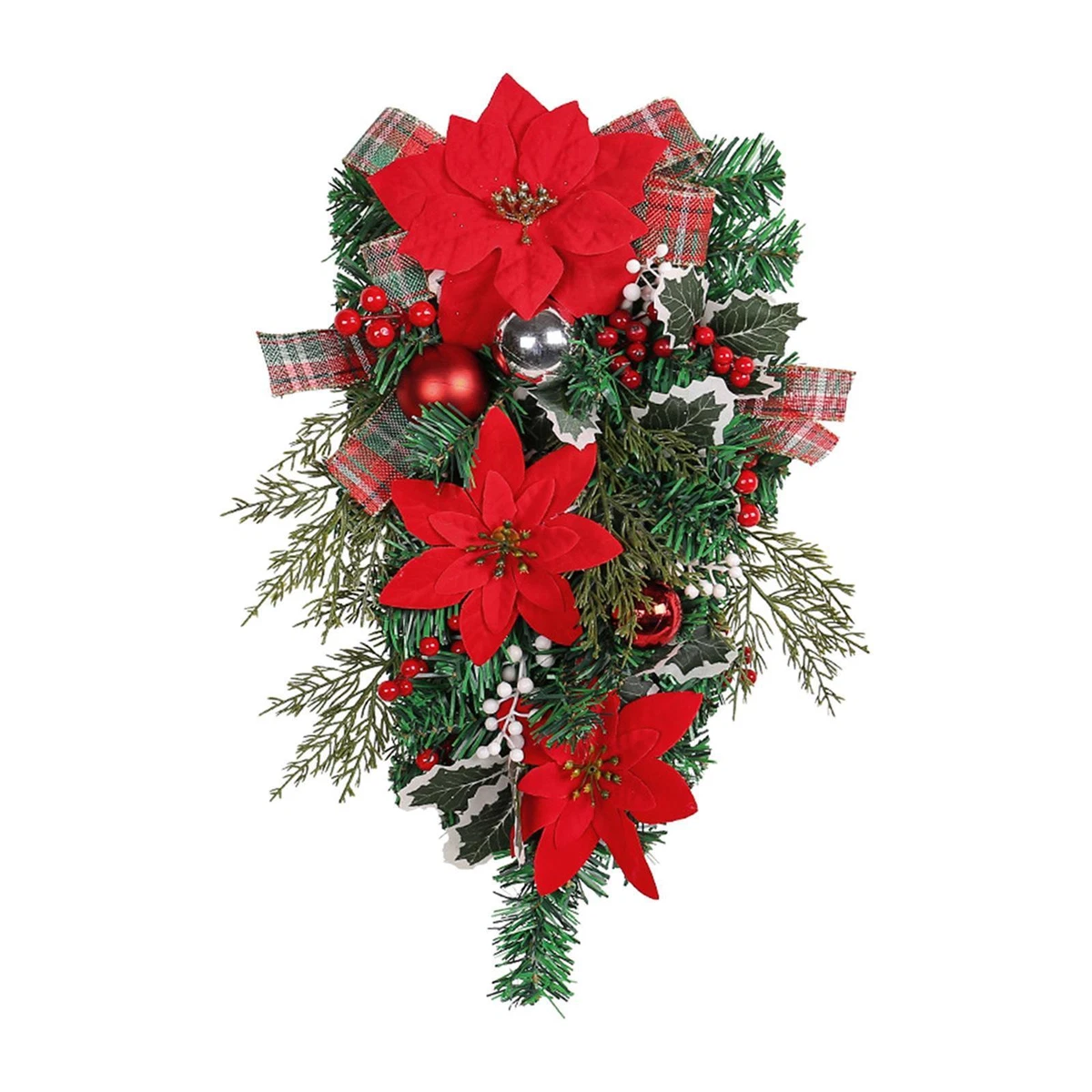 Outdoor christmas sale swags