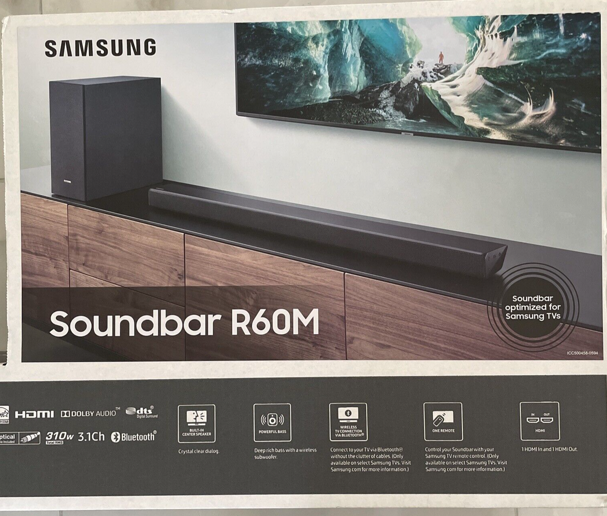 Audio Output Wifi Speaker Samsung Tv HW-LS60D/ZA Music Frame