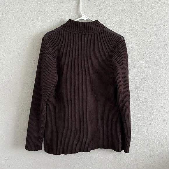 Chaqueta Peter Martin Cynthia cuello simulado tejido acolchado cremallera 1X Foto 2 de 4