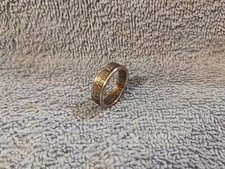 Montana Handcrafted Washington Quarters coin ring, size 7 -1/2 2007