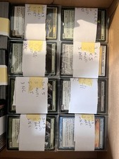 MTG Magic – Lotto 85 Carte Miste – 15 Non Comuni – Nere/Rosse + Artefatti – Orig