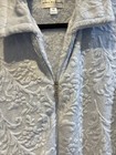 Ladies Miss Elaine Blue Fuzzy Robe Size Petite Medium  $90 — photo 4