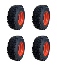 4-10-16.5 SKS-4 Lifemaster Style Skid Steer Tires/Rims for Bobcat-10X16.5-12PLY